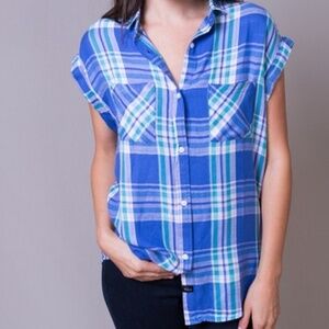 Rails Britt Plaid Flannel Button Down Shirt